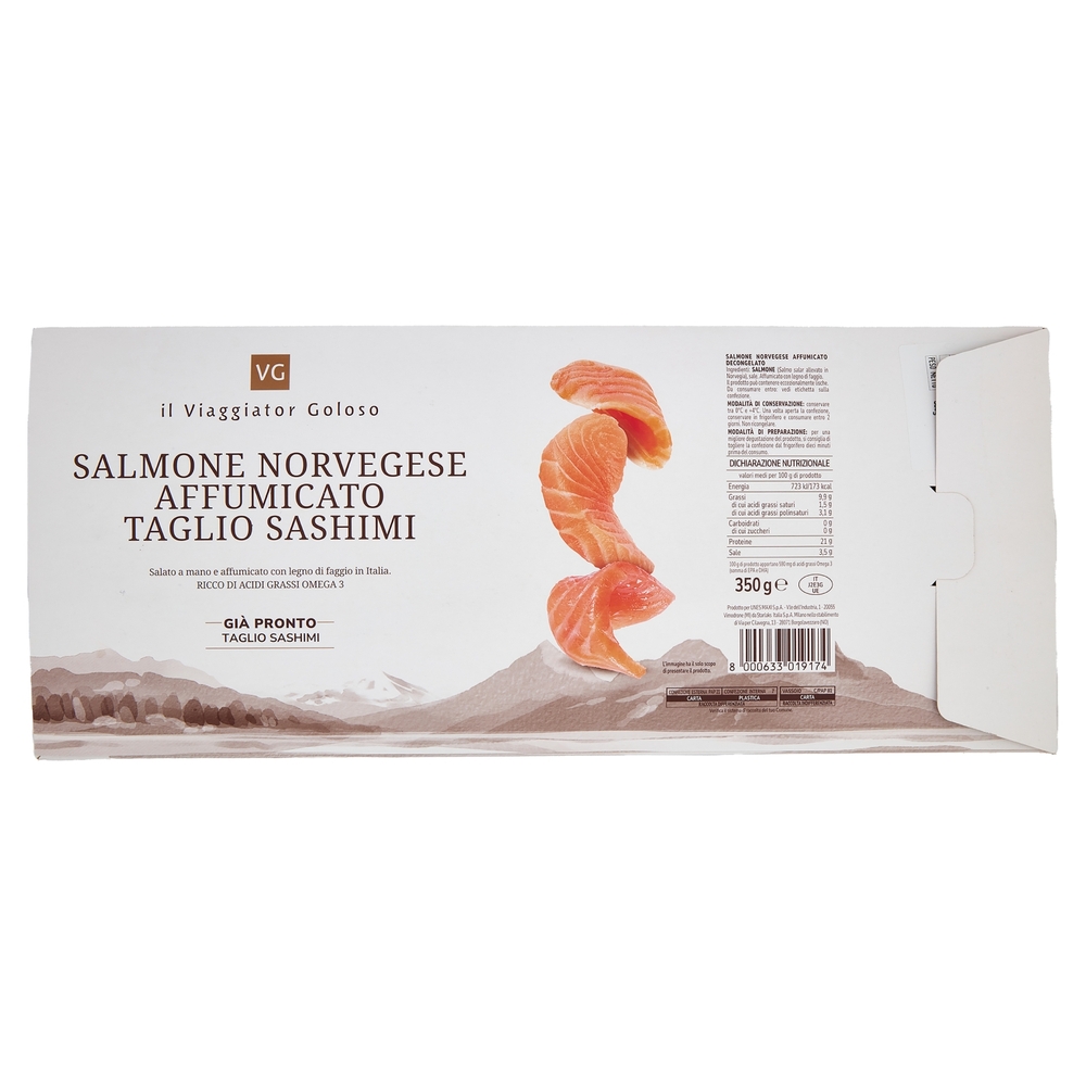 Salmone Norvegese Affumicato Taglio Sashimi Il Viaggiator Goloso